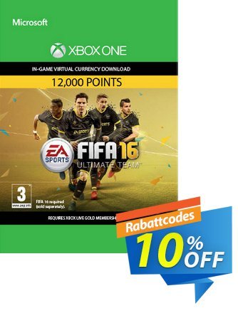 Fifa 16 - 12000 FUT Points - Xbox One  Gutschein Fifa 16 - 12000 FUT Points (Xbox One) Deal Aktion: Fifa 16 - 12000 FUT Points (Xbox One) Exclusive Easter Sale offer 