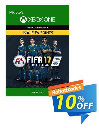 Fifa 17 - 1600 FUT Points - Xbox One  Gutschein Fifa 17 - 1600 FUT Points (Xbox One) Deal Aktion: Fifa 17 - 1600 FUT Points (Xbox One) Exclusive Easter Sale offer 