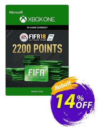 Fifa 18 - 2200 FUT Points - Xbox One  Gutschein Fifa 18 - 2200 FUT Points (Xbox One) Deal Aktion: Fifa 18 - 2200 FUT Points (Xbox One) Exclusive Easter Sale offer 