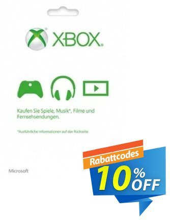 Microsoft Gift Card - 50 Euro - Xbox One/360  Gutschein Microsoft Gift Card - 50 Euro (Xbox One/360) Deal Aktion: Microsoft Gift Card - 50 Euro (Xbox One/360) Exclusive Easter Sale offer 