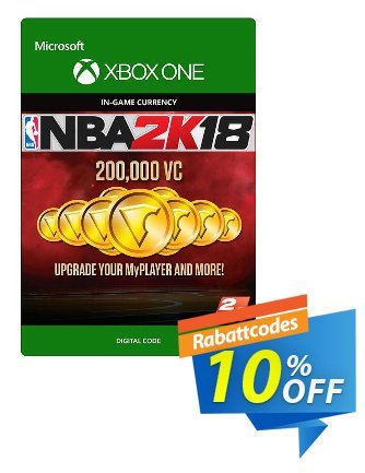 NBA 2K18 200,000 VC - Xbox One  Gutschein NBA 2K18 200,000 VC (Xbox One) Deal Aktion: NBA 2K18 200,000 VC (Xbox One) Exclusive Easter Sale offer 
