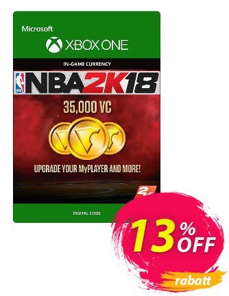 NBA 2K18 35,000 VC - Xbox One  Gutschein NBA 2K18 35,000 VC (Xbox One) Deal Aktion: NBA 2K18 35,000 VC (Xbox One) Exclusive Easter Sale offer 