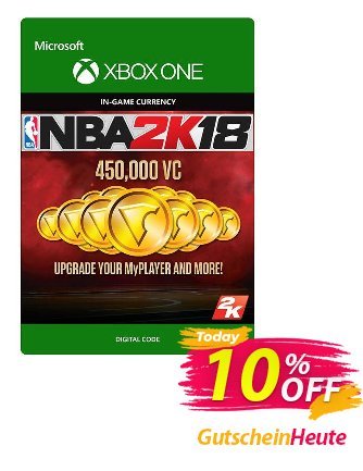 NBA 2K18 450,000 VC (Xbox One) discount coupon NBA 2K18 450,000 VC (Xbox One) Deal - NBA 2K18 450,000 VC (Xbox One) Exclusive Easter Sale offer 
