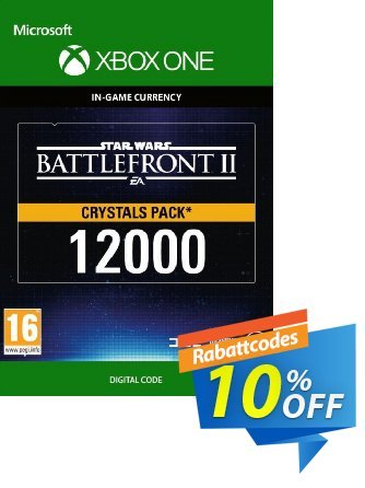 Star Wars Battlefront 2: 12000 Crystals Xbox One Coupon, discount Star Wars Battlefront 2: 12000 Crystals Xbox One Deal. Promotion: Star Wars Battlefront 2: 12000 Crystals Xbox One Exclusive Easter Sale offer 