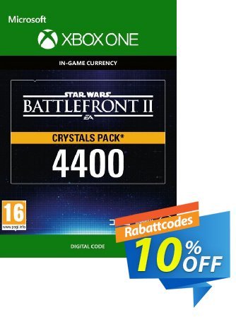 Star Wars Battlefront 2: 4400 Crystals Xbox One Coupon, discount Star Wars Battlefront 2: 4400 Crystals Xbox One Deal. Promotion: Star Wars Battlefront 2: 4400 Crystals Xbox One Exclusive Easter Sale offer 