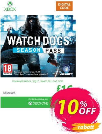 Watch Dogs: Season Pass (Xbox One/360) Coupon, discount Watch Dogs: Season Pass (Xbox One/360) Deal. Promotion: Watch Dogs: Season Pass (Xbox One/360) Exclusive Easter Sale offer 