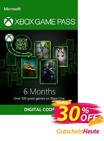 6 Month Xbox Game Pass Xbox One Coupon, discount 6 Month Xbox Game Pass Xbox One Deal. Promotion: 6 Month Xbox Game Pass Xbox One Exclusive Easter Sale offer 