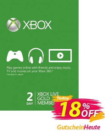 2 Day Xbox Live Gold Trial Membership - Xbox One/360  Gutschein 2 Day Xbox Live Gold Trial Membership (Xbox One/360) Deal Aktion: 2 Day Xbox Live Gold Trial Membership (Xbox One/360) Exclusive Easter Sale offer 