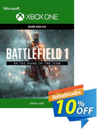 Battlefield 1: In the Name of the Tsar Expansion Pack Xbox One Coupon, discount Battlefield 1: In the Name of the Tsar Expansion Pack Xbox One Deal. Promotion: Battlefield 1: In the Name of the Tsar Expansion Pack Xbox One Exclusive Easter Sale offer 