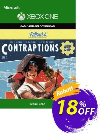Fallout 4: Contraptions Workshop Content Pack Xbox One Coupon, discount Fallout 4: Contraptions Workshop Content Pack Xbox One Deal. Promotion: Fallout 4: Contraptions Workshop Content Pack Xbox One Exclusive Easter Sale offer 