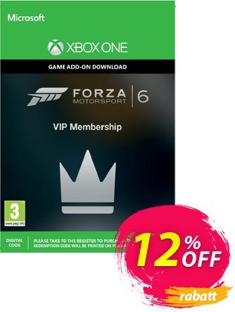 Forza Motorsport 6 VIP Membership Xbox One - Digital Code discount coupon Forza Motorsport 6 VIP Membership Xbox One - Digital Code Deal - Forza Motorsport 6 VIP Membership Xbox One - Digital Code Exclusive Easter Sale offer 