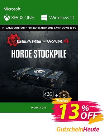 Gears of War 4 : Horde Booster Stockpile Content Pack Xbox One / PC discount coupon Gears of War 4 : Horde Booster Stockpile Content Pack Xbox One / PC Deal - Gears of War 4 : Horde Booster Stockpile Content Pack Xbox One / PC Exclusive Easter Sale offer 