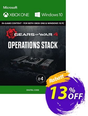 Gears of War 4 : Operations Stack Content Pack Xbox One / PC discount coupon Gears of War 4 : Operations Stack Content Pack Xbox One / PC Deal - Gears of War 4 : Operations Stack Content Pack Xbox One / PC Exclusive Easter Sale offer 