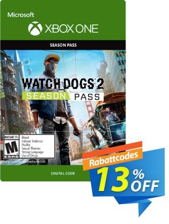 Watch Dogs 2 Season Pass Xbox One discount coupon Watch Dogs 2 Season Pass Xbox One Deal - Watch Dogs 2 Season Pass Xbox One Exclusive Easter Sale offer 