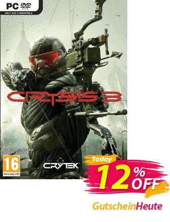 Crysis 3 PC discount coupon Crysis 3 PC Deal - Crysis 3 PC Exclusive offer 