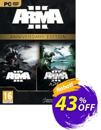 Arma 3: Anniversary Edition PC Coupon, discount Arma 3: Anniversary Edition PC Deal. Promotion: Arma 3: Anniversary Edition PC Exclusive offer 