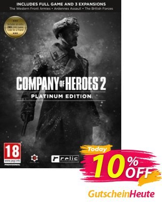 Company of Heroes 2 Platinum Edition PC Gutschein Company of Heroes 2 Platinum Edition PC Deal Aktion: Company of Heroes 2 Platinum Edition PC Exclusive offer 