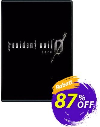 Resident Evil 0 HD PC Coupon, discount Resident Evil 0 HD PC Deal. Promotion: Resident Evil 0 HD PC Exclusive offer 