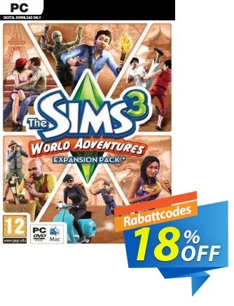 The Sims 3: World Adventures - Expansion Pack - PC/Mac  Gutschein The Sims 3: World Adventures - Expansion Pack (PC/Mac) Deal Aktion: The Sims 3: World Adventures - Expansion Pack (PC/Mac) Exclusive offer 