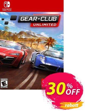 Gear Club Unlimited Switch (EU) Coupon, discount Gear Club Unlimited Switch (EU) Deal 2024 CDkeys. Promotion: Gear Club Unlimited Switch (EU) Exclusive Sale offer 