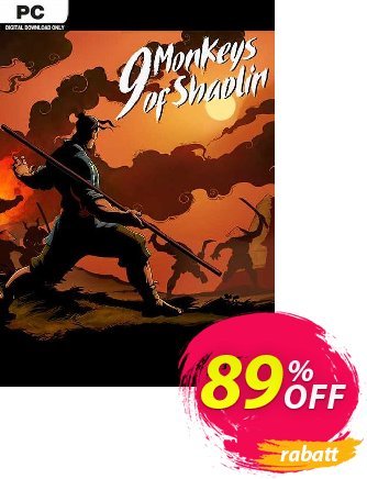 9 Monkeys of Shaolin PC Coupon, discount 9 Monkeys of Shaolin PC Deal 2024 CDkeys. Promotion: 9 Monkeys of Shaolin PC Exclusive Sale offer 