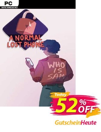 A Normal Lost Phone PC Coupon, discount A Normal Lost Phone PC Deal 2024 CDkeys. Promotion: A Normal Lost Phone PC Exclusive Sale offer 