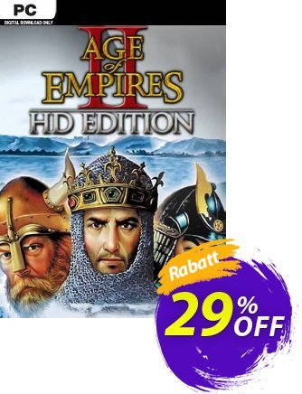 Age of Empires II PC Coupon, discount Age of Empires II PC Deal 2024 CDkeys. Promotion: Age of Empires II PC Exclusive Sale offer 