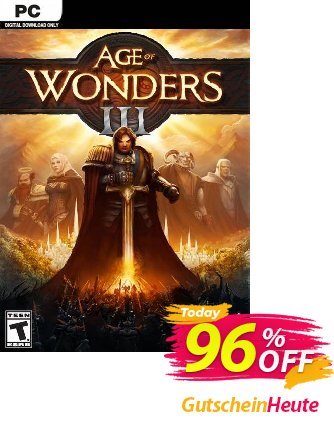 Age of Wonders III PC (EU) Coupon, discount Age of Wonders III PC (EU) Deal 2024 CDkeys. Promotion: Age of Wonders III PC (EU) Exclusive Sale offer 