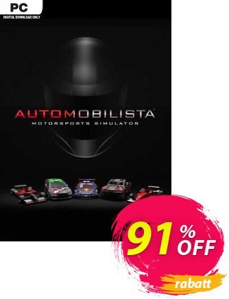 Automobilista PC Coupon, discount Automobilista PC Deal 2024 CDkeys. Promotion: Automobilista PC Exclusive Sale offer 