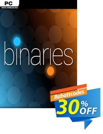 Binaries PC Coupon, discount Binaries PC Deal 2024 CDkeys. Promotion: Binaries PC Exclusive Sale offer 