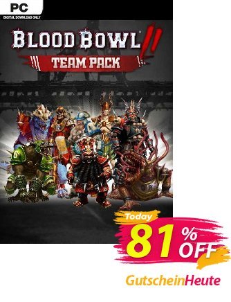 Blood Bowl 2 - Team Pack PC discount coupon Blood Bowl 2 - Team Pack PC Deal 2024 CDkeys - Blood Bowl 2 - Team Pack PC Exclusive Sale offer 