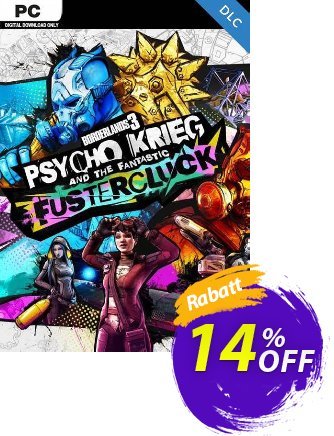 Borderlands 3: Psycho Krieg and the Fantastic Fustercluck PC - DLC (EPIC Games WW) discount coupon Borderlands 3: Psycho Krieg and the Fantastic Fustercluck PC - DLC (EPIC Games WW) Deal 2024 CDkeys - Borderlands 3: Psycho Krieg and the Fantastic Fustercluck PC - DLC (EPIC Games WW) Exclusive Sale offer 