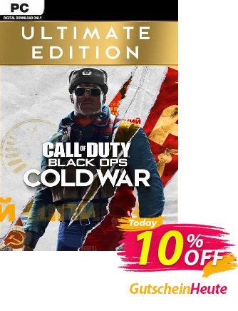 Call of Duty Black Ops Cold War - Ultimate Edition PC (EU) Coupon, discount Call of Duty Black Ops Cold War - Ultimate Edition PC (EU) Deal 2024 CDkeys. Promotion: Call of Duty Black Ops Cold War - Ultimate Edition PC (EU) Exclusive Sale offer 