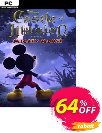 Castle of Illusion PC (EU) Coupon, discount Castle of Illusion PC (EU) Deal 2024 CDkeys. Promotion: Castle of Illusion PC (EU) Exclusive Sale offer 