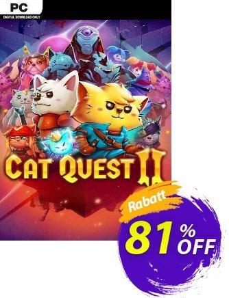 Cat Quest II PC Coupon, discount Cat Quest II PC Deal 2024 CDkeys. Promotion: Cat Quest II PC Exclusive Sale offer 