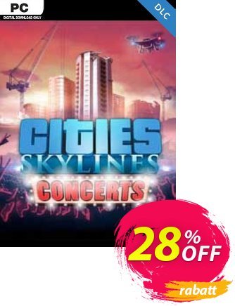 Cities Skylines - Concerts DLC Coupon, discount Cities Skylines - Concerts DLC Deal 2024 CDkeys. Promotion: Cities Skylines - Concerts DLC Exclusive Sale offer 