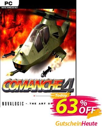 Comanche 4 PC Coupon, discount Comanche 4 PC Deal 2024 CDkeys. Promotion: Comanche 4 PC Exclusive Sale offer 