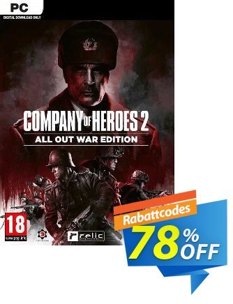 Company of Heroes 2: All Out War Edition PC discount coupon Company of Heroes 2: All Out War Edition PC Deal 2024 CDkeys - Company of Heroes 2: All Out War Edition PC Exclusive Sale offer 