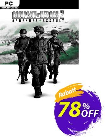 Company of Heroes 2 + Ardennes Assault PC (EU) discount coupon Company of Heroes 2 + Ardennes Assault PC (EU) Deal 2024 CDkeys - Company of Heroes 2 + Ardennes Assault PC (EU) Exclusive Sale offer 