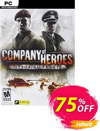 Company of Heroes - Opposing Fronts PC (EN) Coupon, discount Company of Heroes - Opposing Fronts PC (EN) Deal 2024 CDkeys. Promotion: Company of Heroes - Opposing Fronts PC (EN) Exclusive Sale offer 