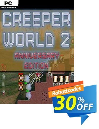 Creeper World 2: Anniversary Edition PC Coupon, discount Creeper World 2: Anniversary Edition PC Deal 2024 CDkeys. Promotion: Creeper World 2: Anniversary Edition PC Exclusive Sale offer 