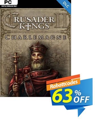 Crusader Kings II: Charlemagne PC - DLC discount coupon Crusader Kings II: Charlemagne PC - DLC Deal 2024 CDkeys - Crusader Kings II: Charlemagne PC - DLC Exclusive Sale offer 