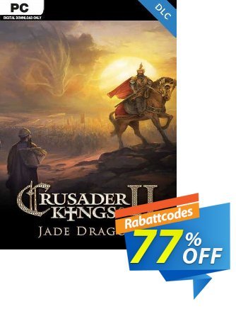 Crusader Kings II -  Jade Dragon PC - DLC discount coupon Crusader Kings II -  Jade Dragon PC - DLC Deal 2024 CDkeys - Crusader Kings II -  Jade Dragon PC - DLC Exclusive Sale offer 