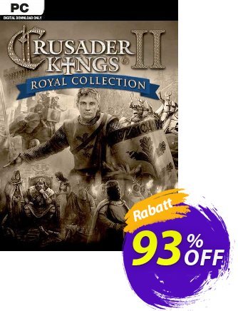 Crusader Kings II Royal Collection PC Coupon, discount Crusader Kings II Royal Collection PC Deal 2024 CDkeys. Promotion: Crusader Kings II Royal Collection PC Exclusive Sale offer 