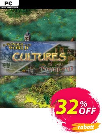 Cultures Northland + 8th Wonder of the World PC Gutschein Cultures Northland + 8th Wonder of the World PC Deal 2024 CDkeys Aktion: Cultures Northland + 8th Wonder of the World PC Exclusive Sale offer 