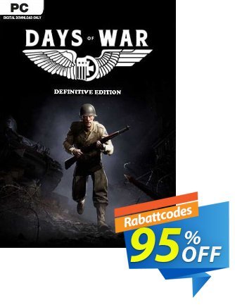 Days of War: Definitive Edition PC (EN) Coupon, discount Days of War: Definitive Edition PC (EN) Deal 2024 CDkeys. Promotion: Days of War: Definitive Edition PC (EN) Exclusive Sale offer 