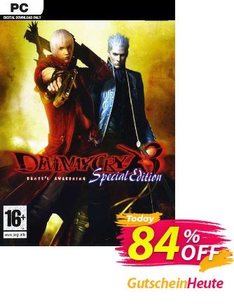 Devil May Cry 3 - Special Edition PC Coupon, discount Devil May Cry 3 - Special Edition PC Deal 2024 CDkeys. Promotion: Devil May Cry 3 - Special Edition PC Exclusive Sale offer 