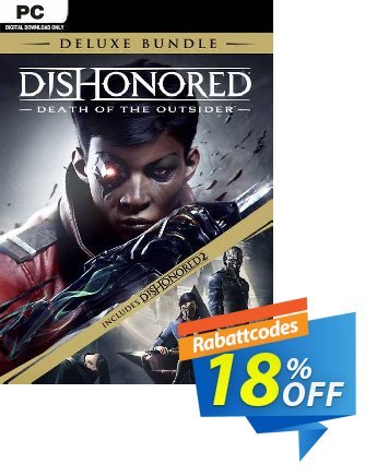 Dishonored: Death of the Outsider - Deluxe Bundle PC Gutschein Dishonored: Death of the Outsider - Deluxe Bundle PC Deal 2024 CDkeys Aktion: Dishonored: Death of the Outsider - Deluxe Bundle PC Exclusive Sale offer 