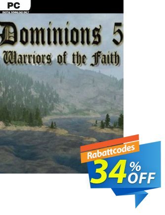 Dominions 5 - Warriors of the Faith PC (EN) Coupon, discount Dominions 5 - Warriors of the Faith PC (EN) Deal 2024 CDkeys. Promotion: Dominions 5 - Warriors of the Faith PC (EN) Exclusive Sale offer 