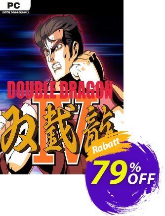 Double Dragon IV PC Coupon, discount Double Dragon IV PC Deal 2024 CDkeys. Promotion: Double Dragon IV PC Exclusive Sale offer 